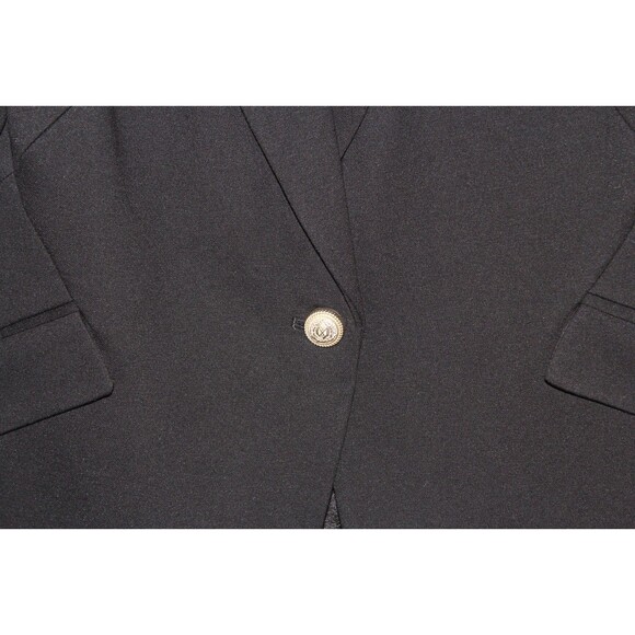 Generation Love Royce Ponte Black Blazer Size L Gold Buttons NWT $415 - Picture 6 of 8